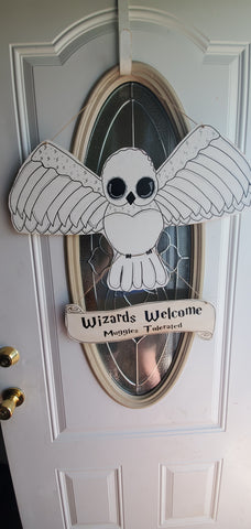 "Wizards Welcome" sign