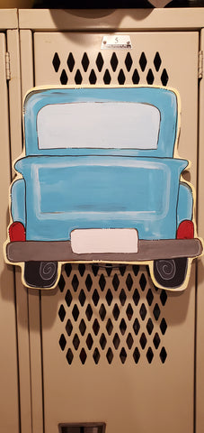 Vintage truck door hanger