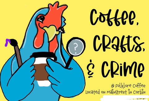 Coffee, Christmas Crafts, and Crime Paint Party!